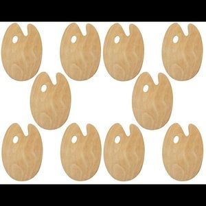 ARTIST PAINT PALETTE TRAYS - 10 PACK